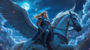 Valkyrie Winged Horse Ride Sky