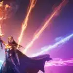 Warrior Queen With Burning Sword