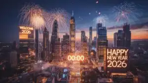 Welcome 2026 Countdown City