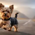 Yorkshire Terrier Happy Jump