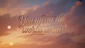 You Mean the World to Me