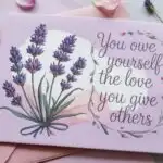 You Owe Yourself the Love You Give Others