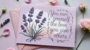 You Owe Yourself the Love You Give Others