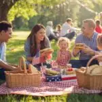 4th of July Picnic Outdoors Family Fun