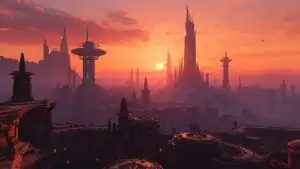 Alien City at Sunset View