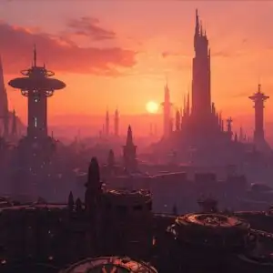 Alien City at Sunset View