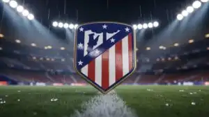 Atletico Madrid Bear and Tree Neon