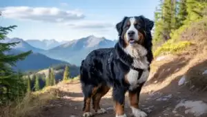 Bernese Mountain Dog Hiking Trip