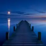 Empty Dock at Blue Hour
