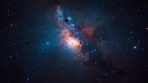 Glowing Stars Cluster Milky Way Center
