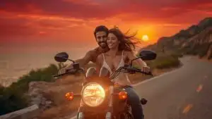 Golden Hour Love Ride