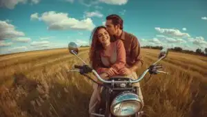 Love on the Classic Motorcycle