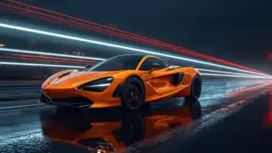 McLaren 720S Orange Supercar