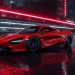 McLaren 750S Red Night City
