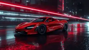 McLaren 750S Red Night City