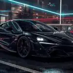 McLaren 765LT Black Neon Night