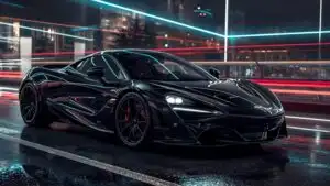 McLaren 765LT Black Neon Night
