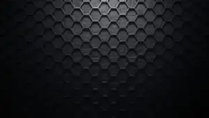 Minimalist Black Metal Mesh Texture Grid