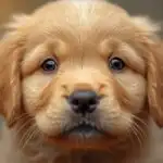New Golden Retriever Puppy Eyes