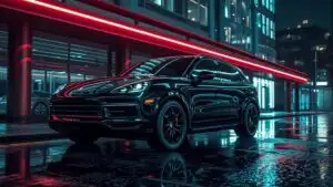Porsche Cayenne Turbo S Night Mode