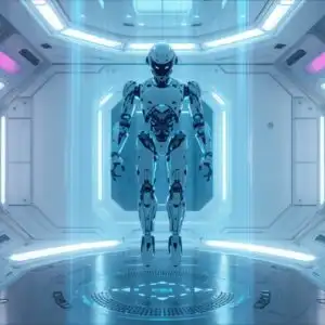 Prototype A-13 Floating in Anti-Gravity Chamber