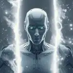 Quantum Android Emerging From White Plasma Rift