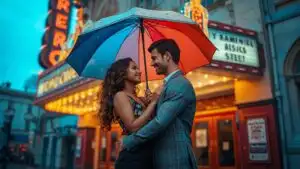 Romance by the Retro Cinema