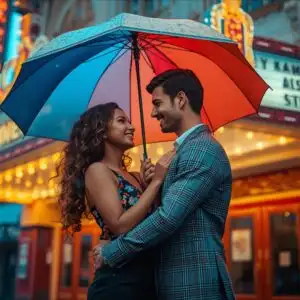 Romance by the Retro Cinema