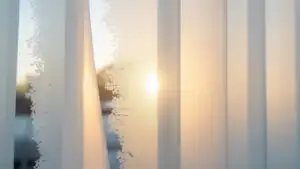 Soft Glow Behind Frosted Glass