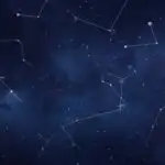 Star Map Constellations Graphic