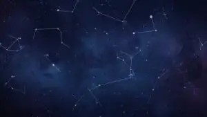 Star Map Constellations Graphic