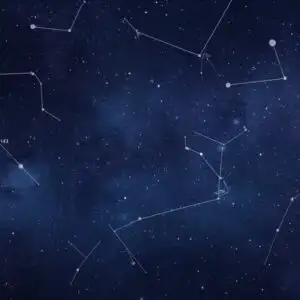 Star Map Constellations Graphic