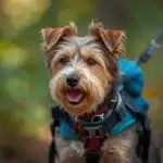 Terrier Dog Ready for Adventure