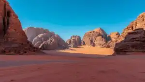 Wadi Rum Desert Mars Landscape Red