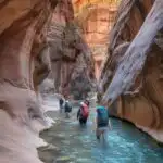 Zion National Park River Narrows Flow Canyon Slot
