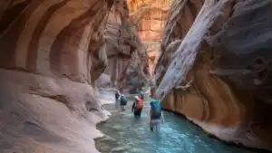 Zion National Park River Narrows Flow Canyon Slot