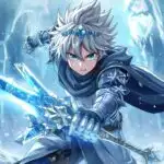 Anime Boy Frost Blade