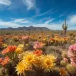 Cactus Field Desert Bloom Flower