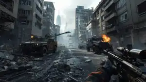 Call of Duty Black Ops 6 War Zone Scene