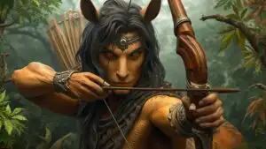 Centaur Archer Woodland Bow