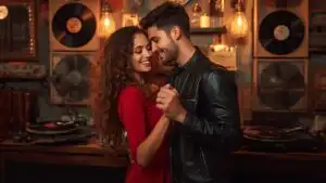 Couple at the Record Bar
