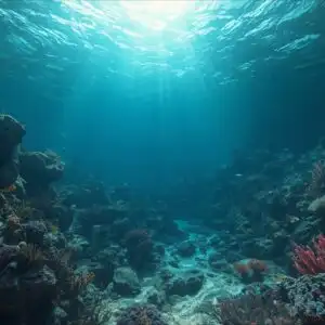 Deep Sea Underwater Planet View