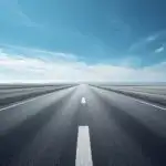 Empty Road Perspective Infinity Symbol Asphalt Journey