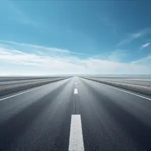 Empty Road Perspective Infinity Symbol Asphalt Journey