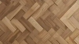 Geometric Herringbone Wood Pattern Detail