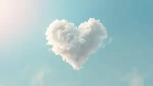 Heart Shaped Cloud Photo