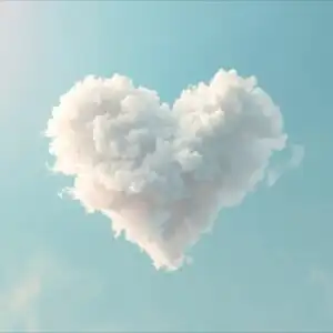 Heart Shaped Cloud Photo