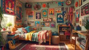 Indie Kid Bedroom Poster Art