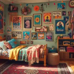 Indie Kid Bedroom Poster Art