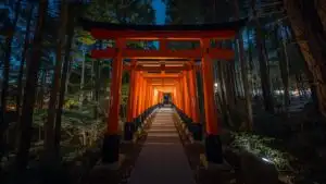 Kyoto Fushimi Inari Shrine Torii Gates